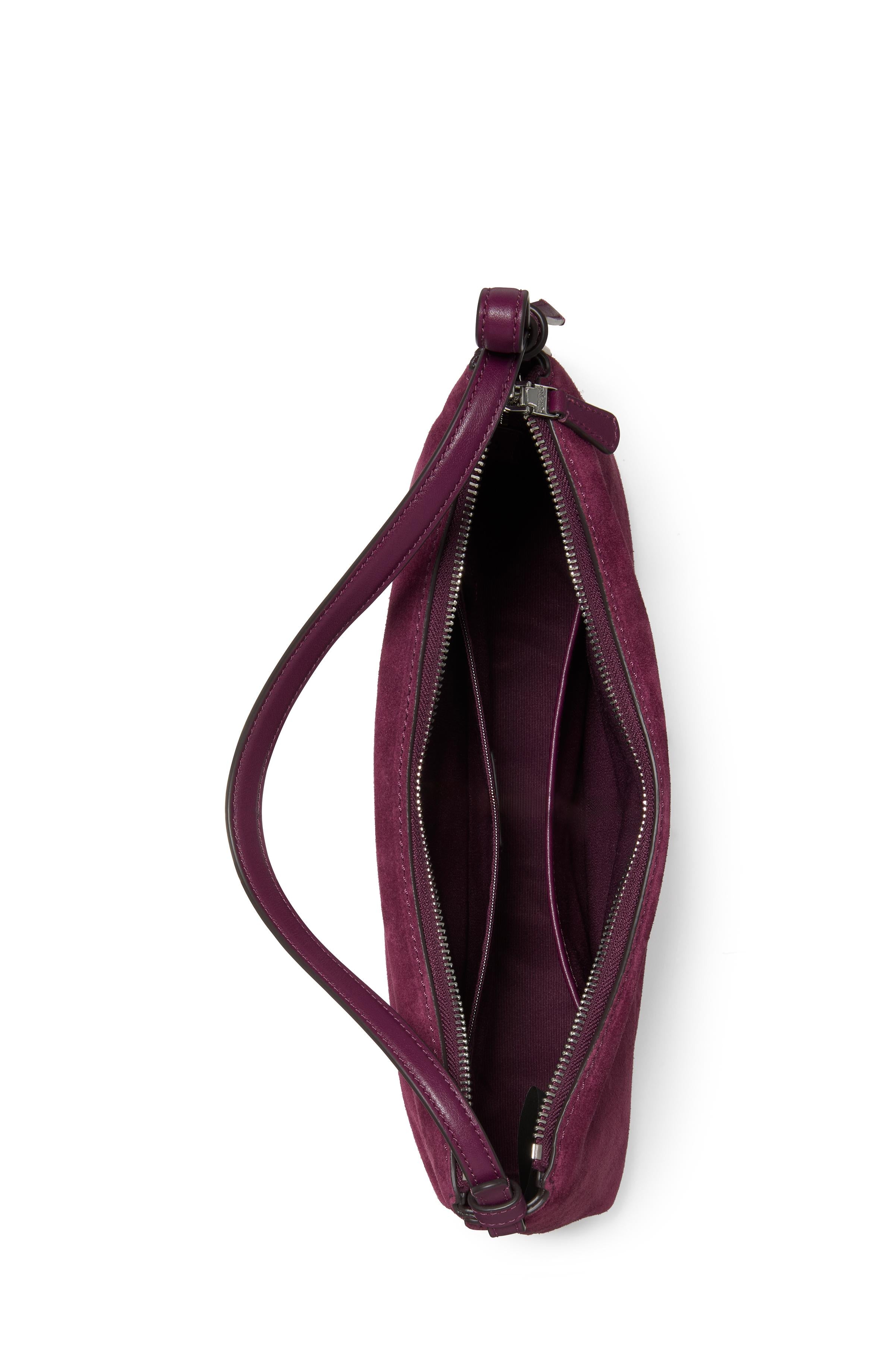 KM484-Loop Suede Shoulder Bag-Purple Agate