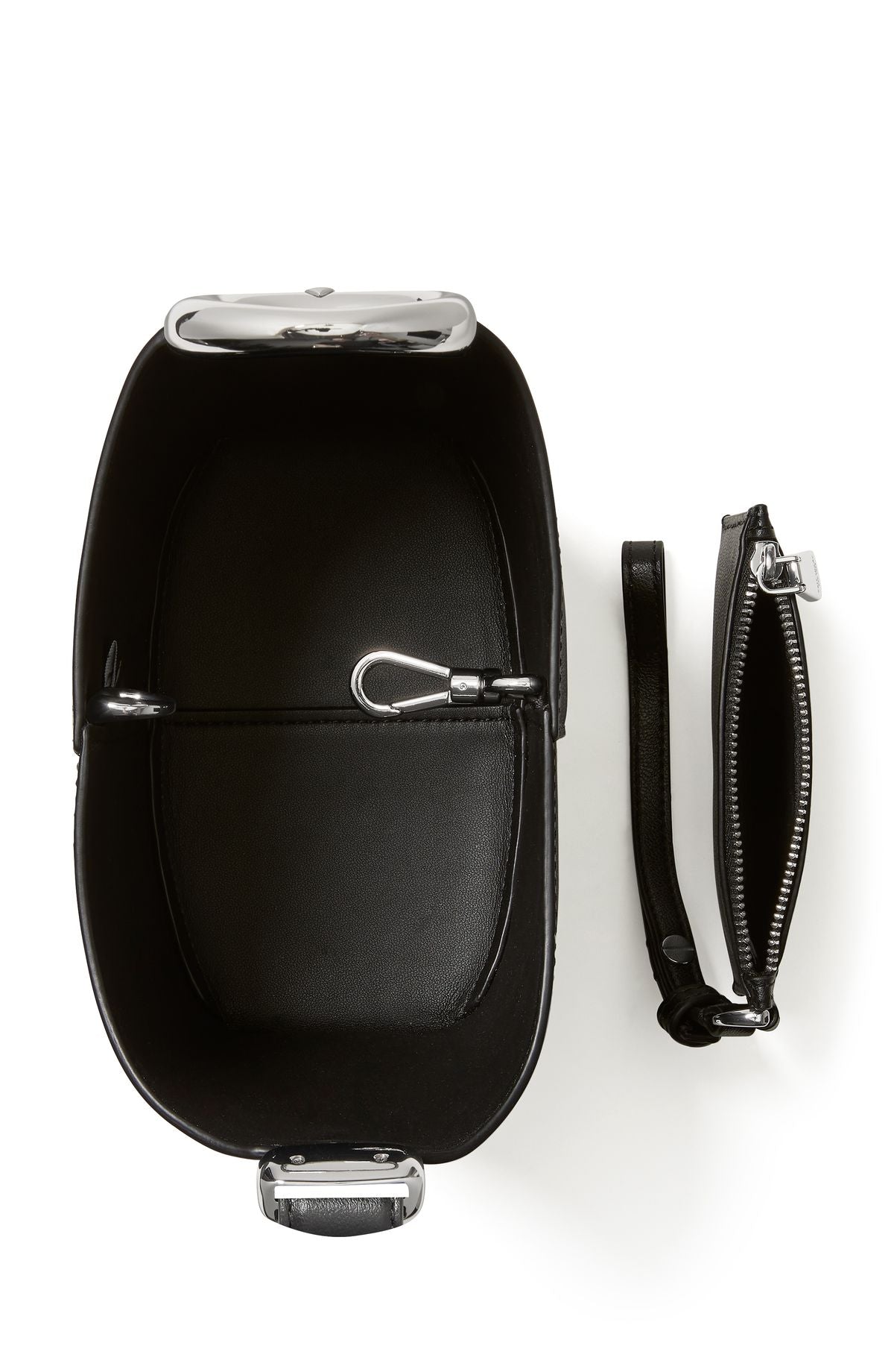 Halo Fine Grain Leather Mini Bucket