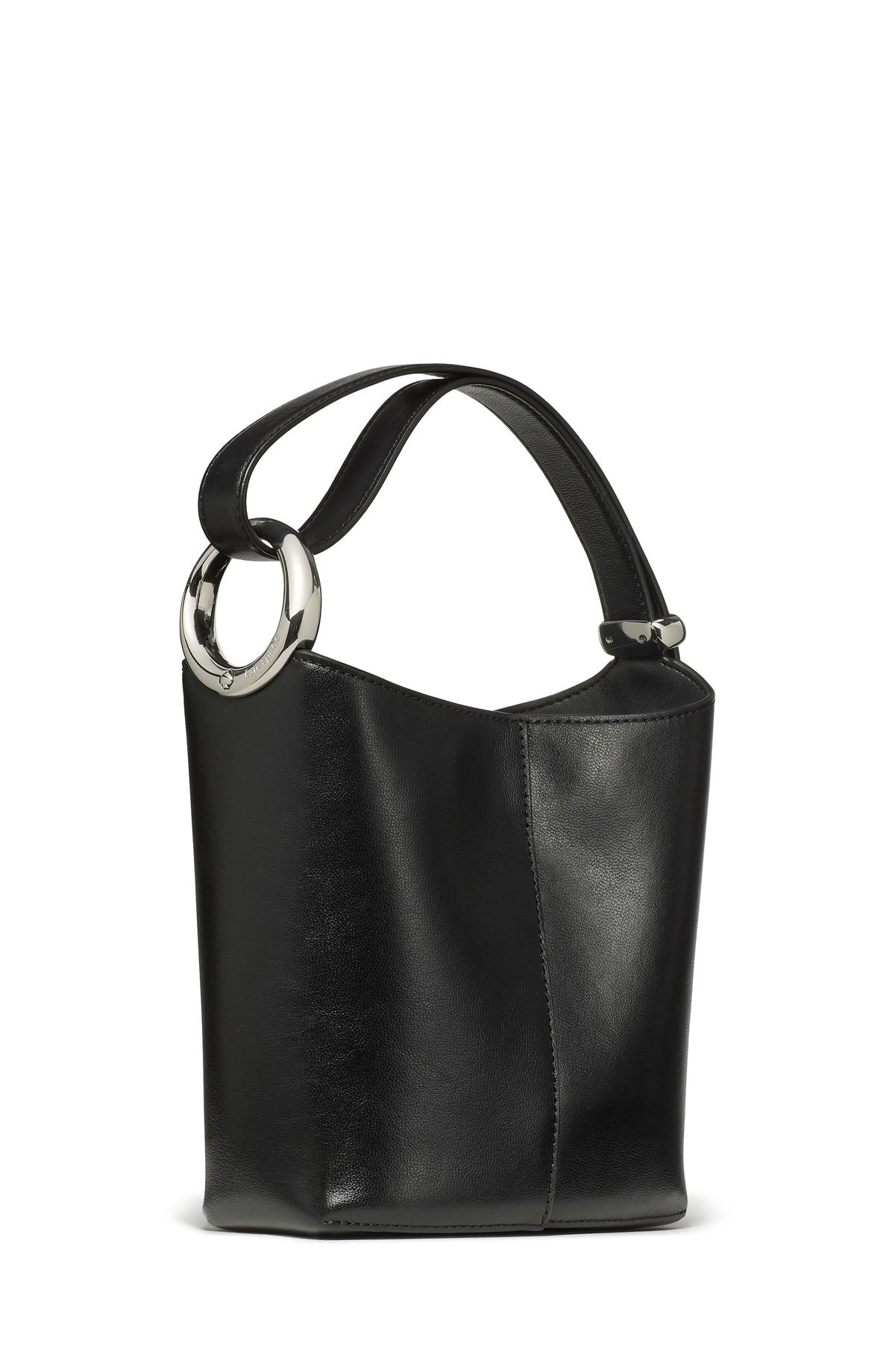 Halo Fine Grain Leather Mini Bucket