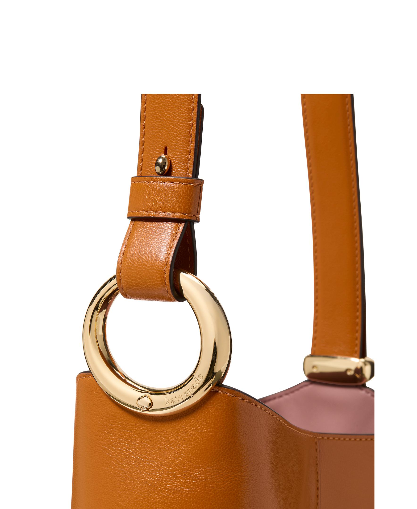 Halo Fine Grain Leather Mini Bucket