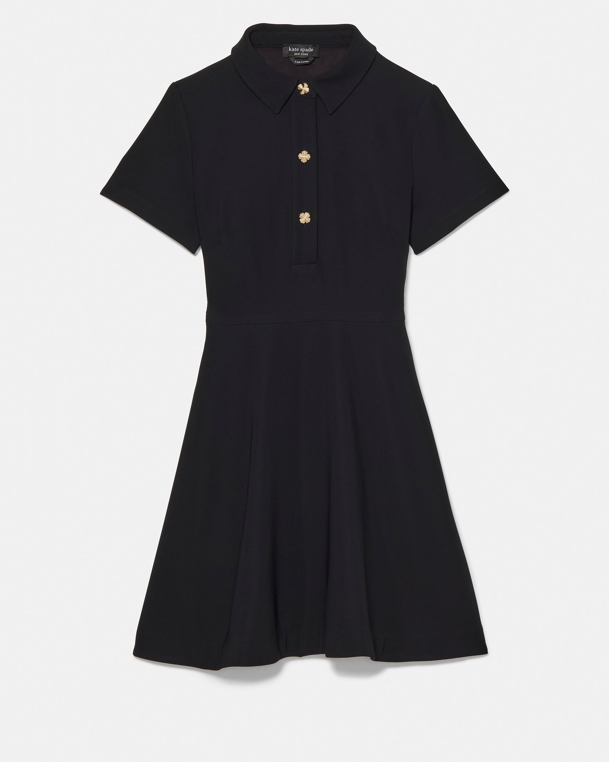 KM746-Polo Mini Dress-Black