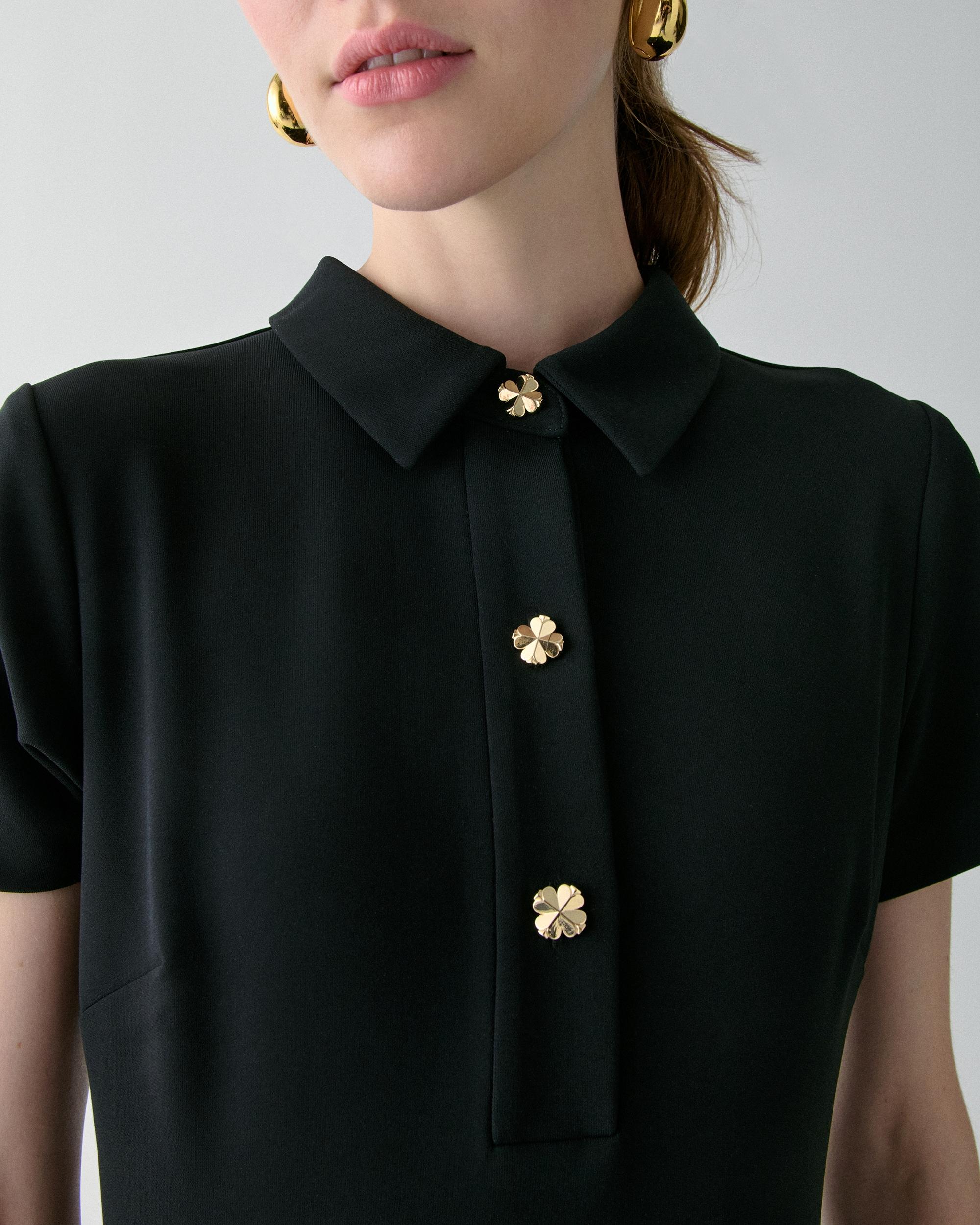 KM746-Polo Mini Dress-Black