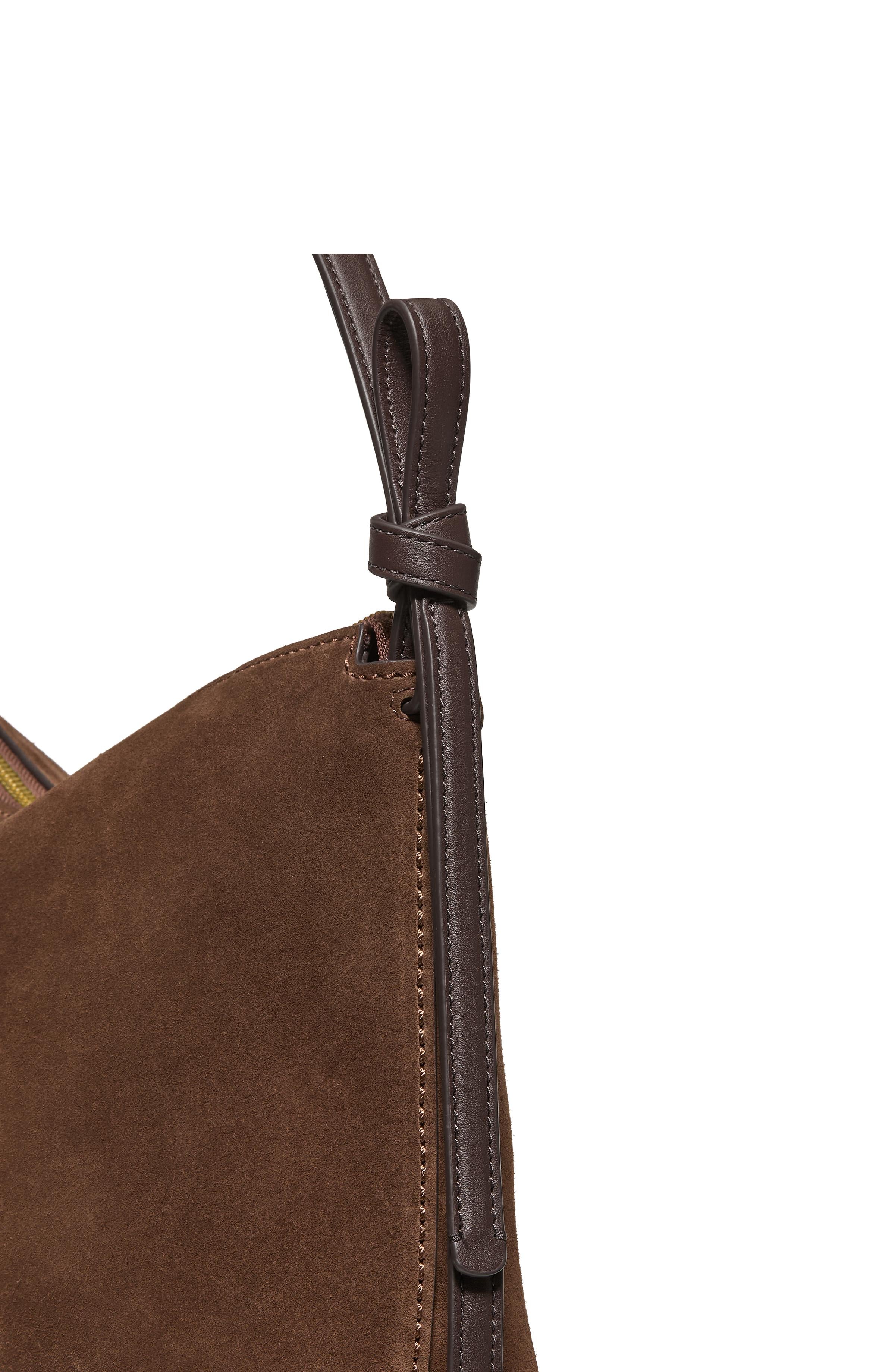 KM953-Loop Suede Large Shoulder Bag-Hot Fudge Multi