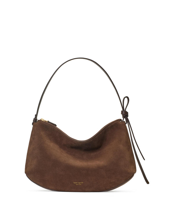 KM953-Loop Suede Large Shoulder Bag-Hot Fudge Multi