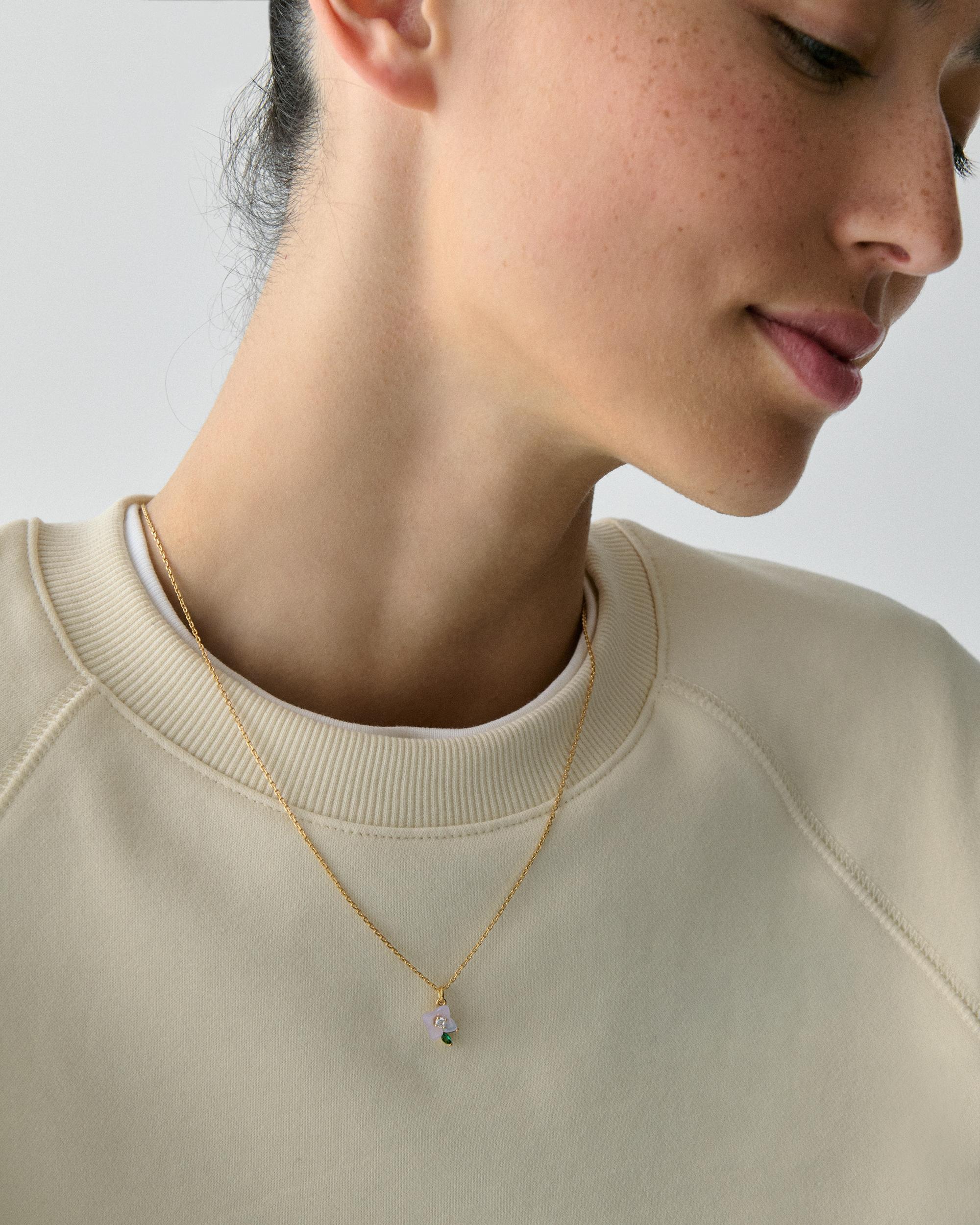 KM978-Appreciate You Pendant-Blue Multi_