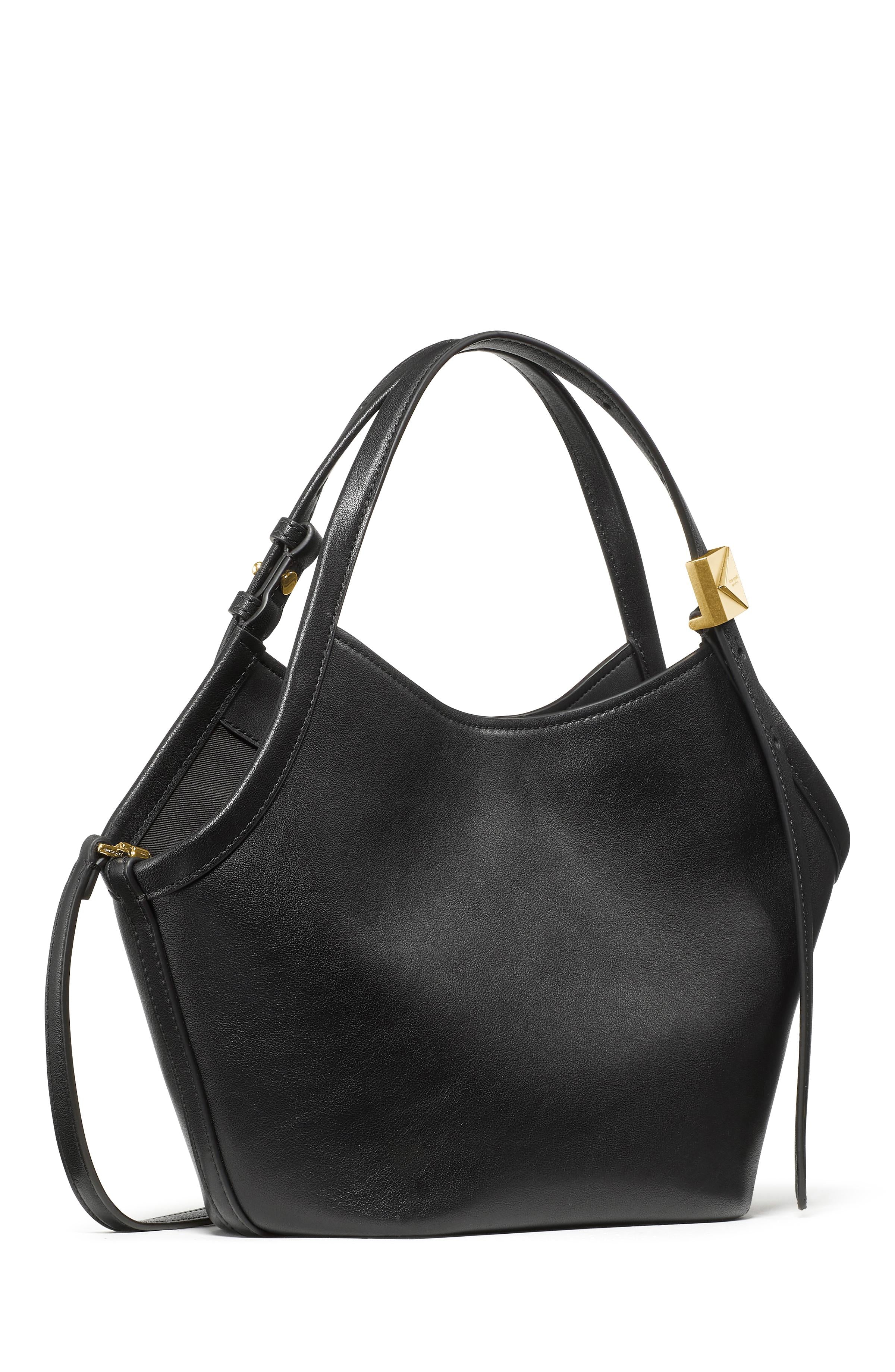 Deco Fine Grain Leather Small Tulip Tote