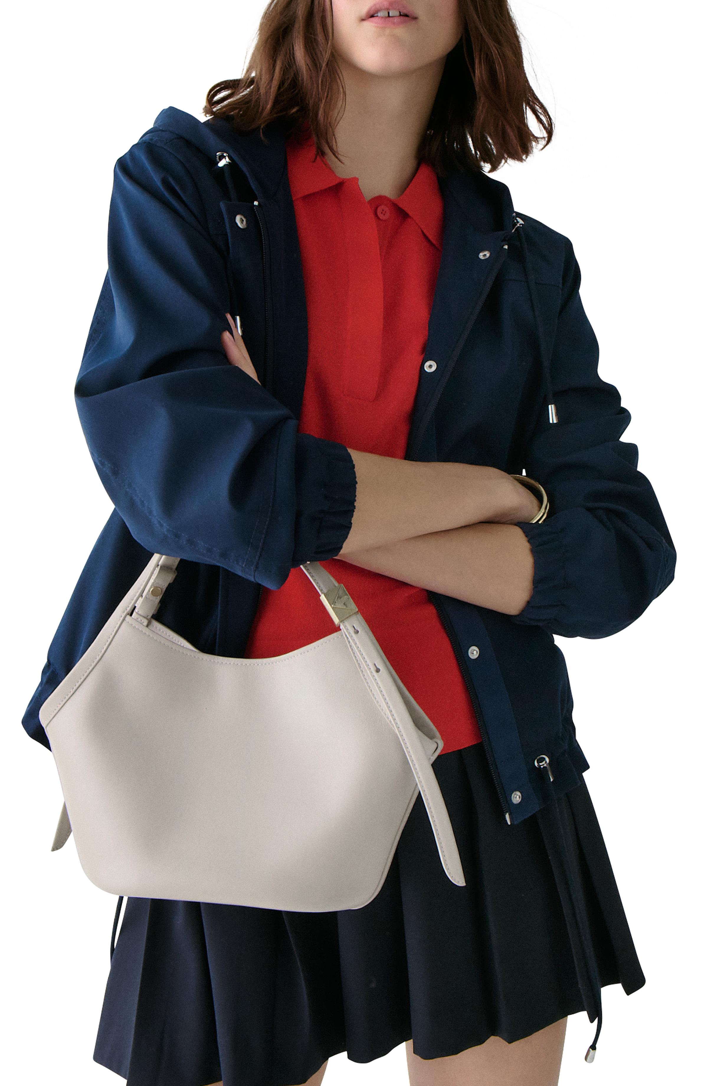 Deco Fine Grain Leather Small Tulip Tote