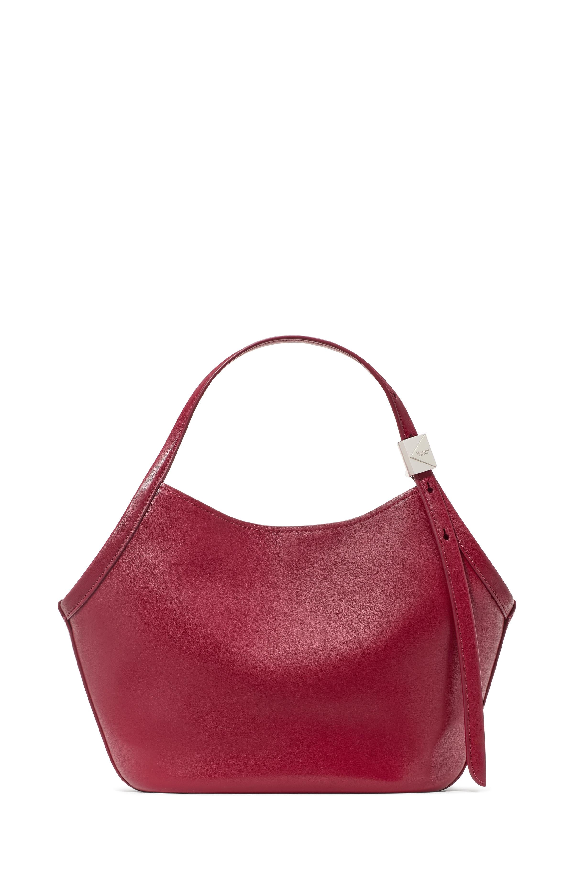KN091-Deco Small Tulip Tote Bag-Red Jam