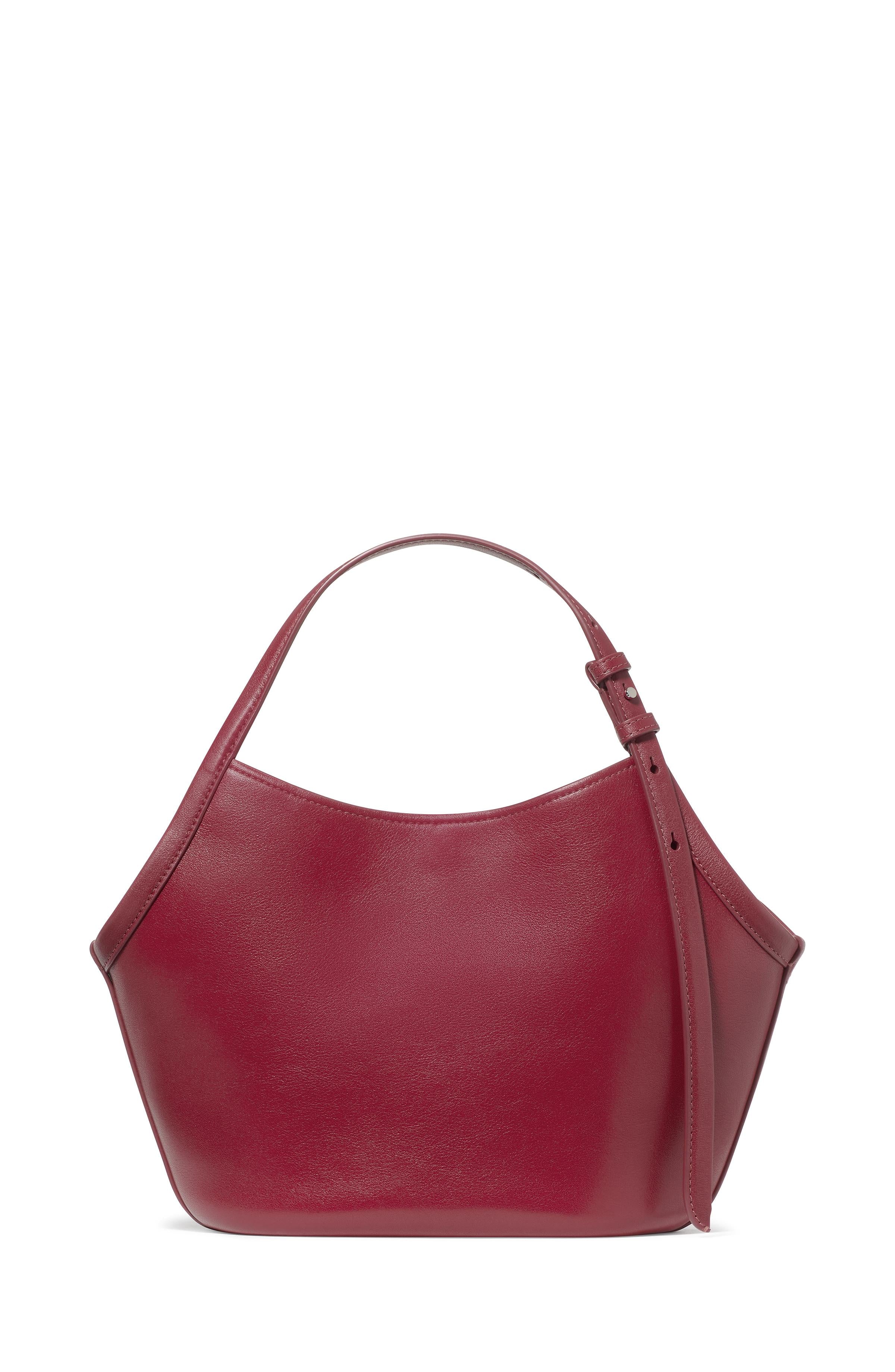 KN091-Deco Small Tulip Tote Bag-Red Jam