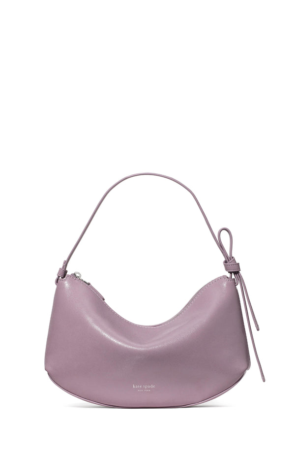 KN293-Loop Glazed Leather Shoulder Bag-Market Purple