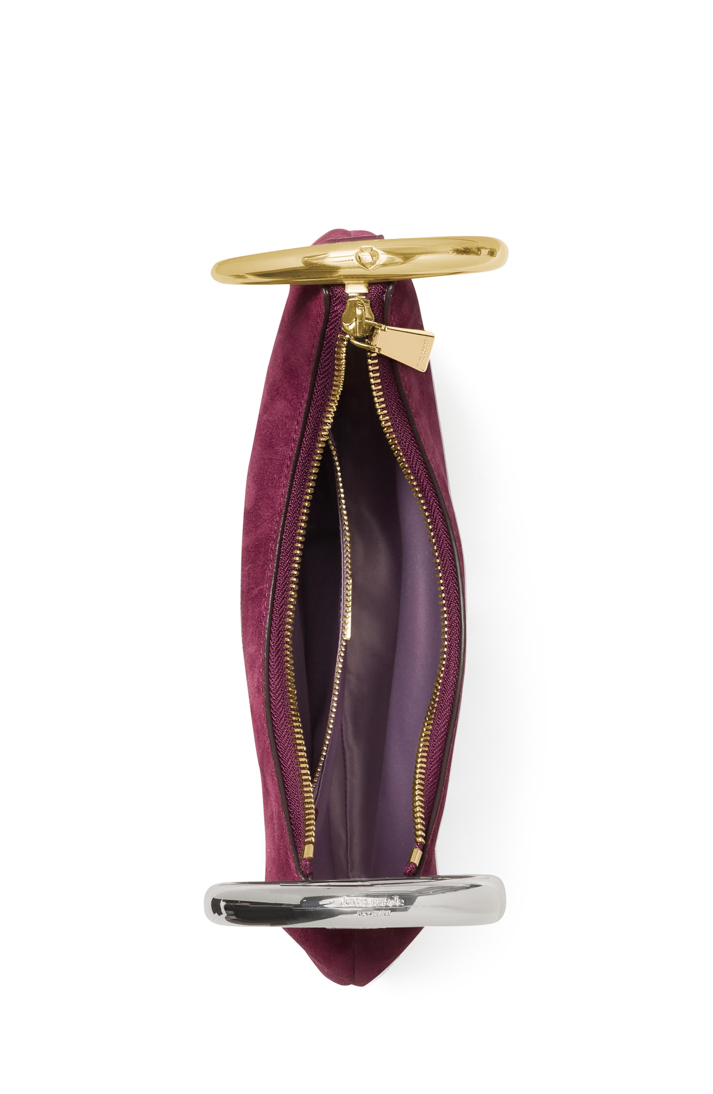 KN545-The Suede Bangle Bag-Purple Agate