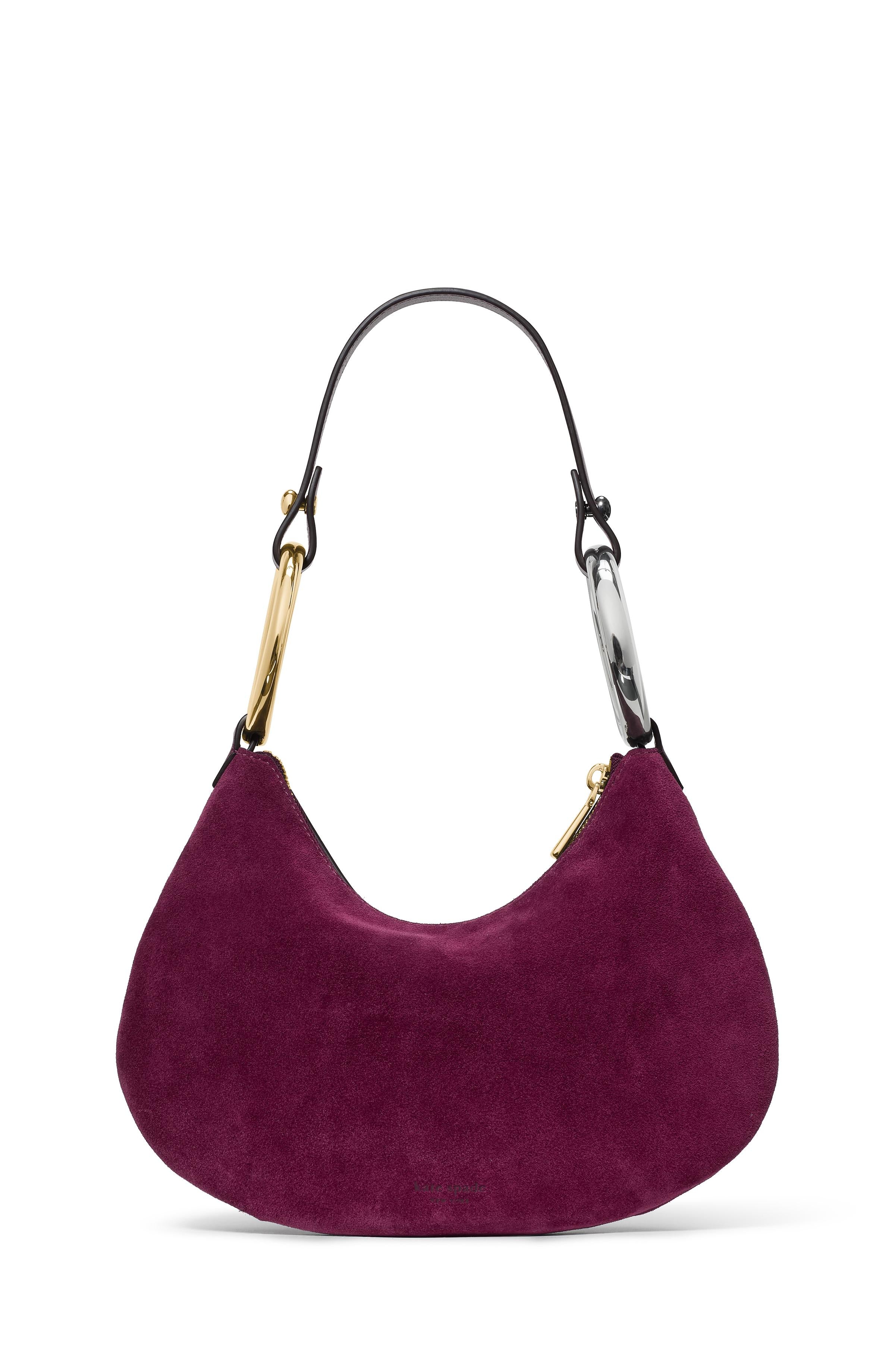 KN545-The Suede Bangle Bag-Purple Agate