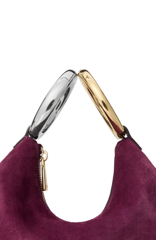 KN545-The Suede Bangle Bag-Purple Agate