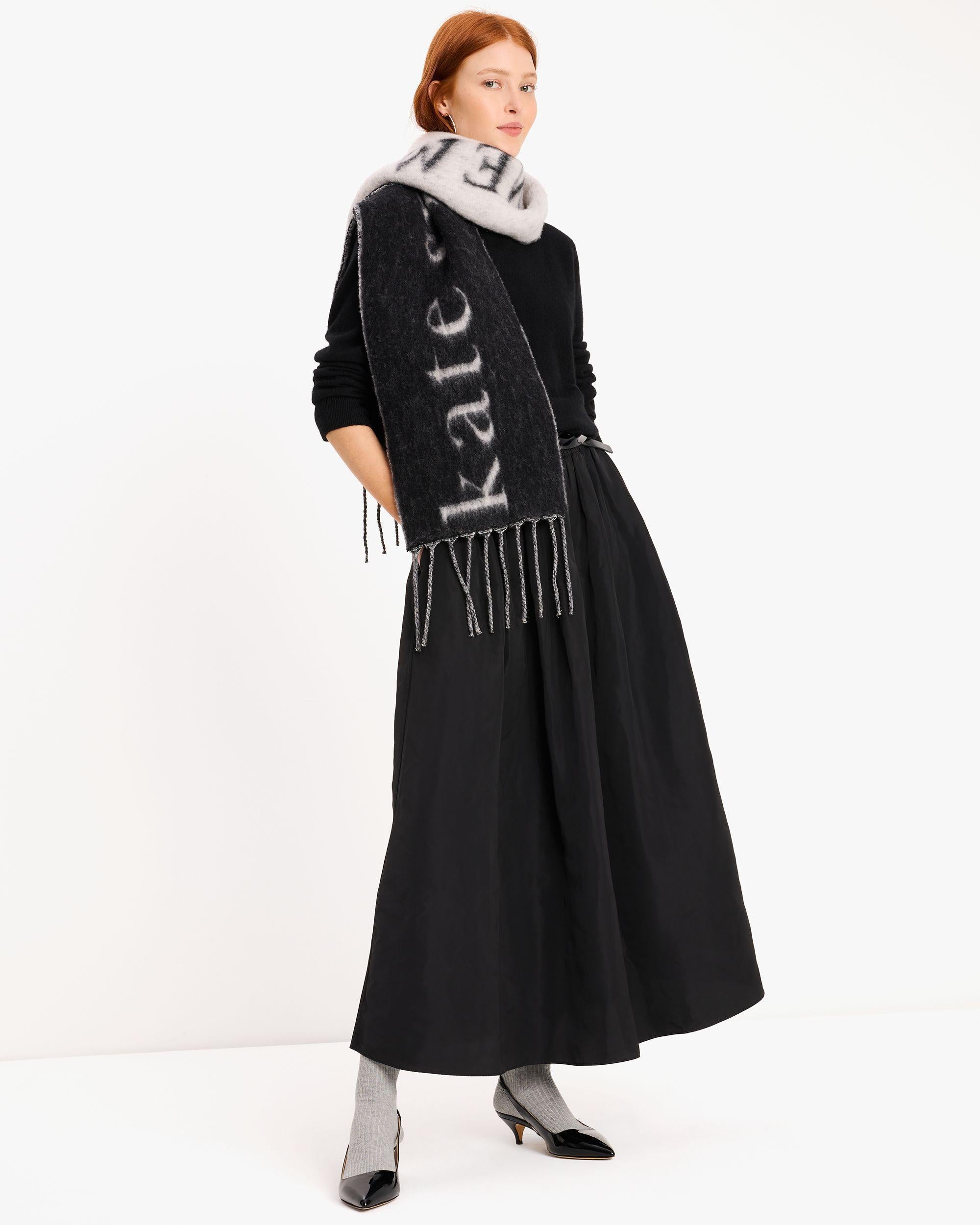kate spade new york logo scarf