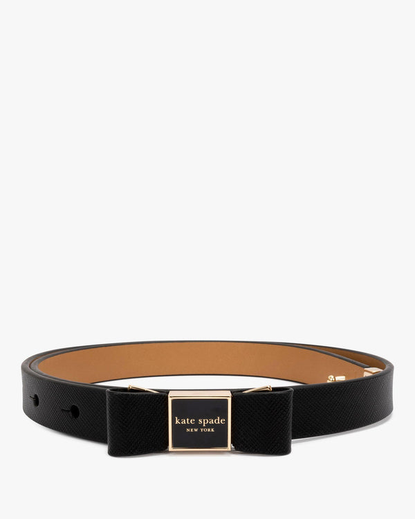 19mm morgan bow belt - saffiano