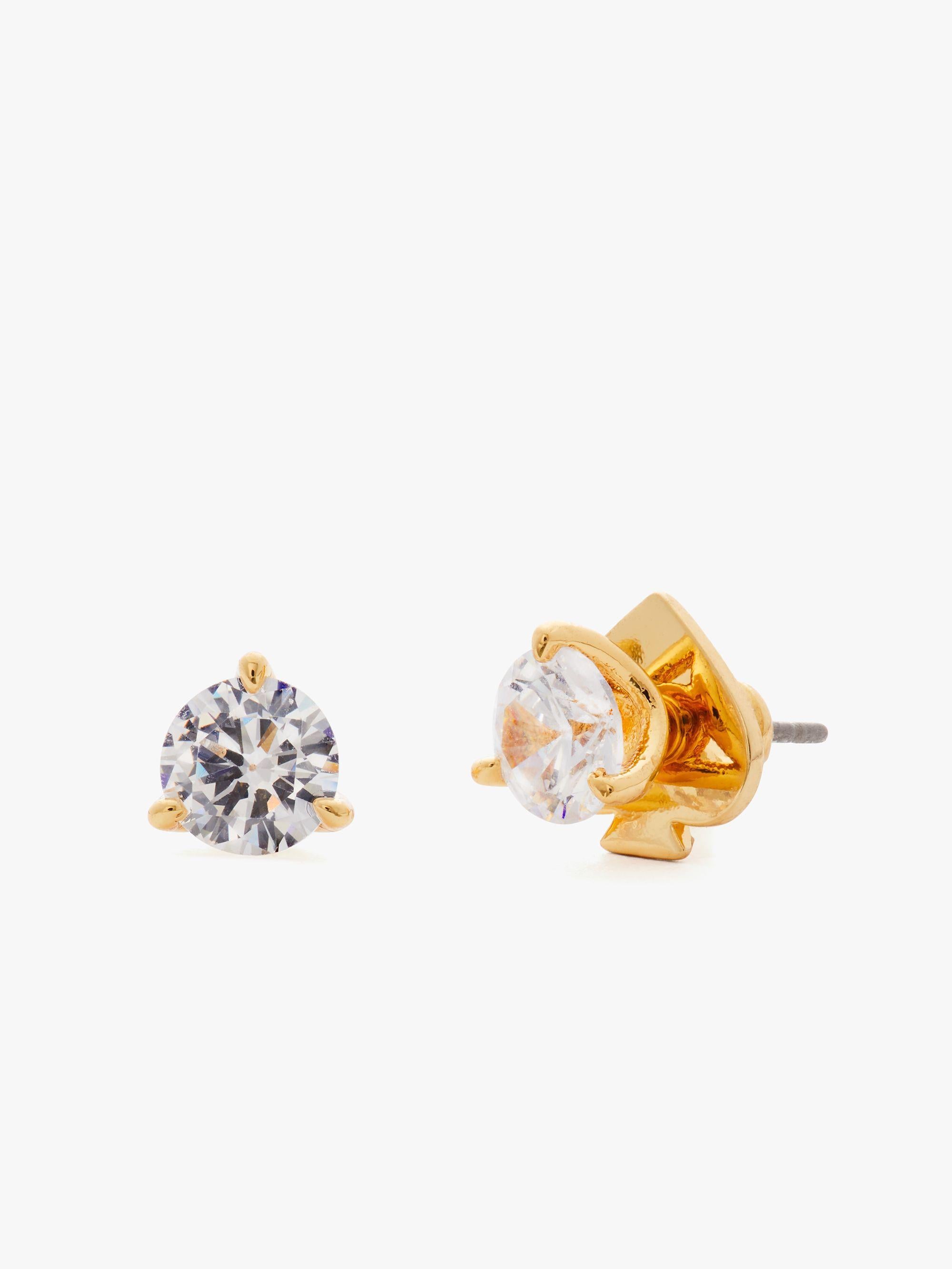 mini trio prong studs