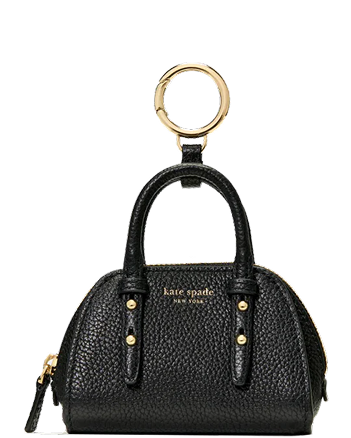 تعليقة حقيبة كاريال نانو من جلد حُبيبي