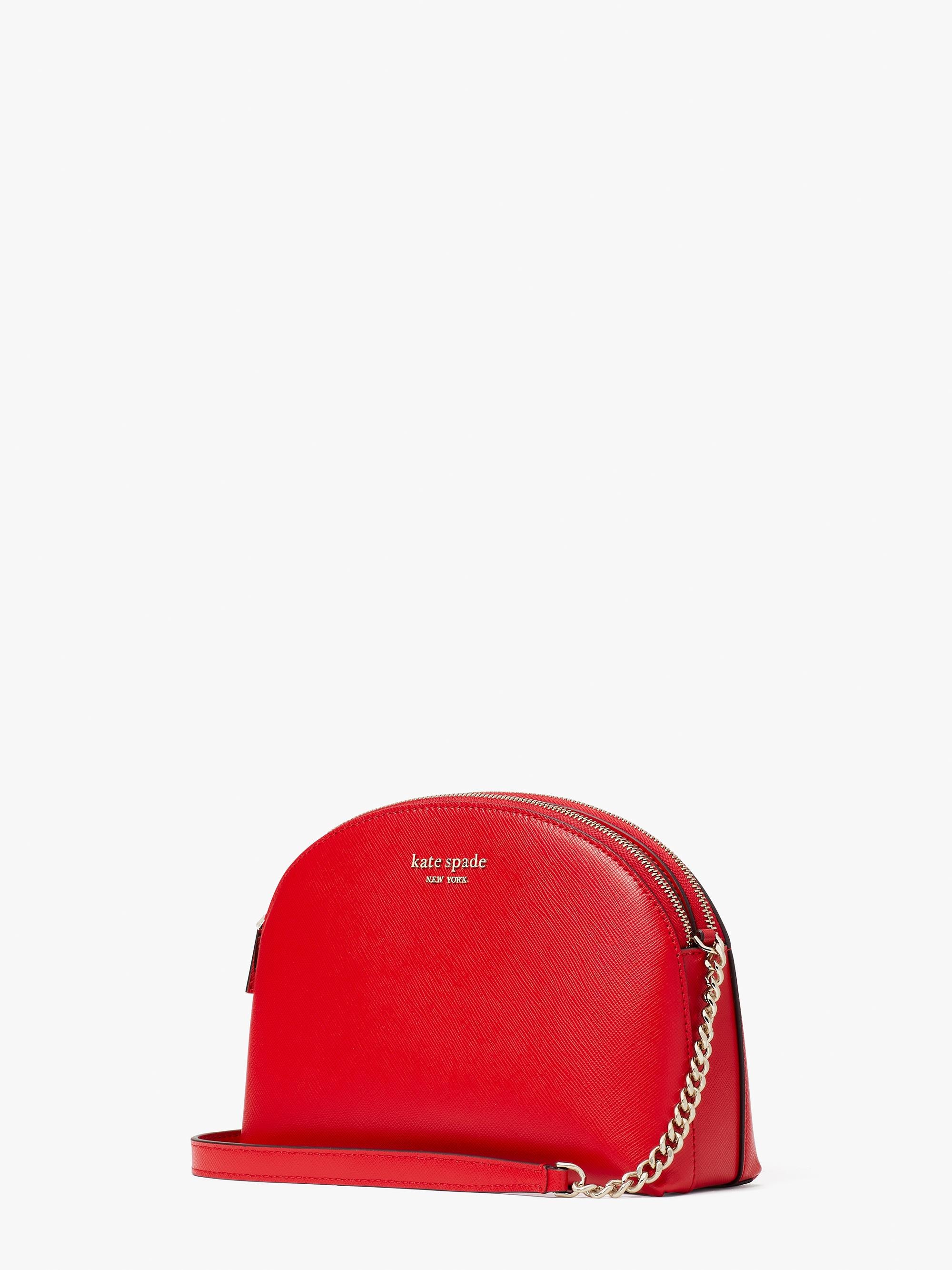 spencer double-zip dome crossbody