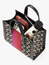 Kate spade トートバッグ Spade Flower Jacquard Stripe Manhattan Small Tote | Kate