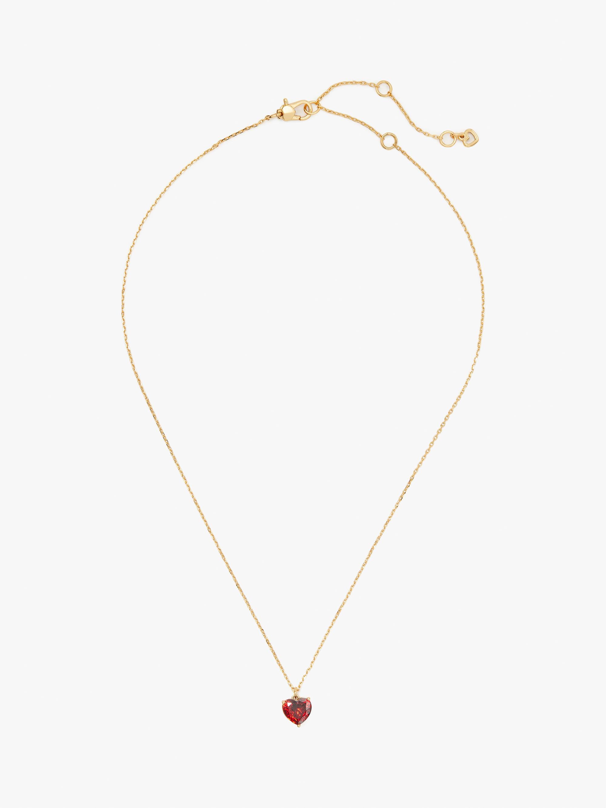 my love january heart pendant