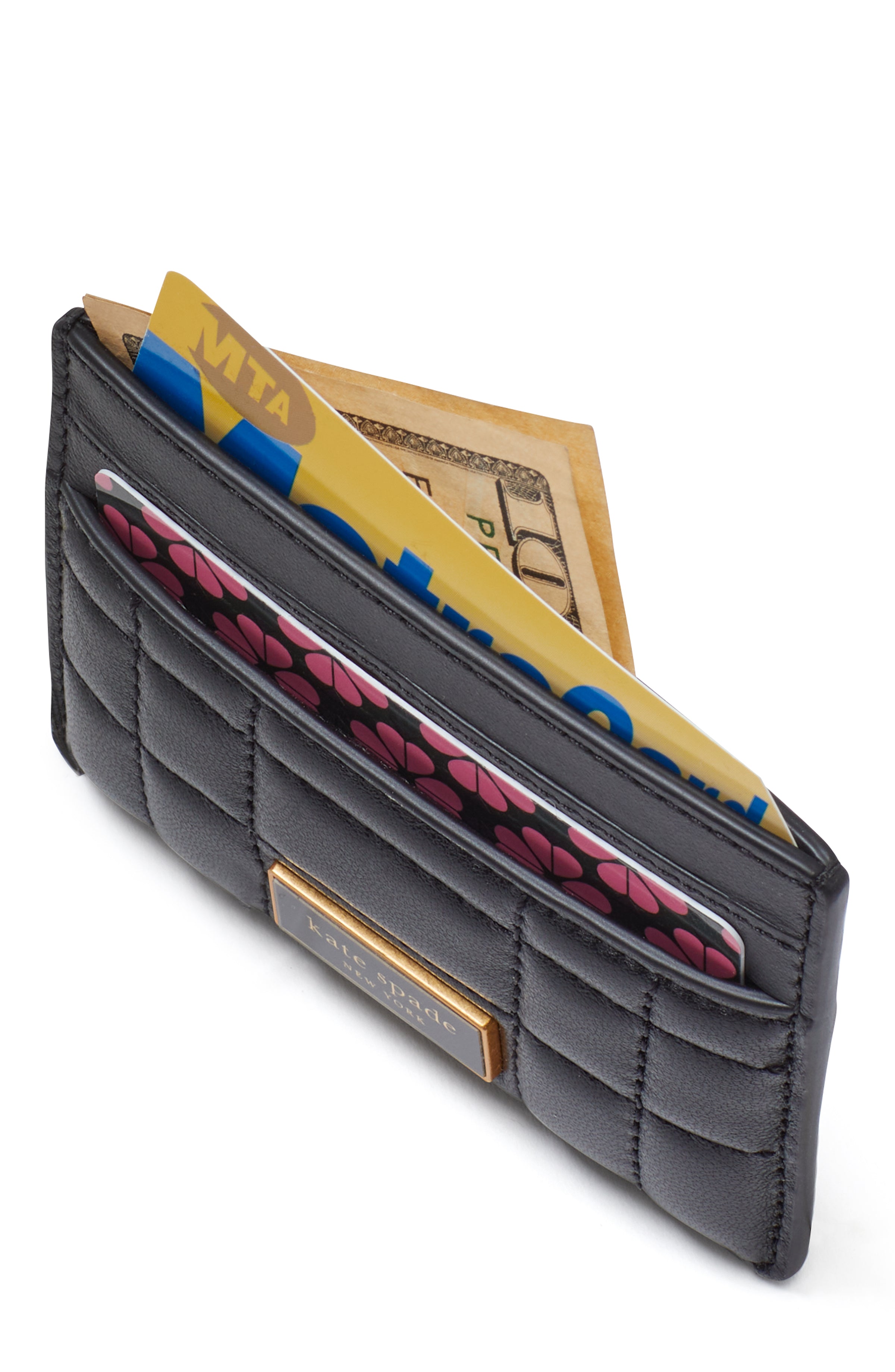 evelyn quilted cardholder