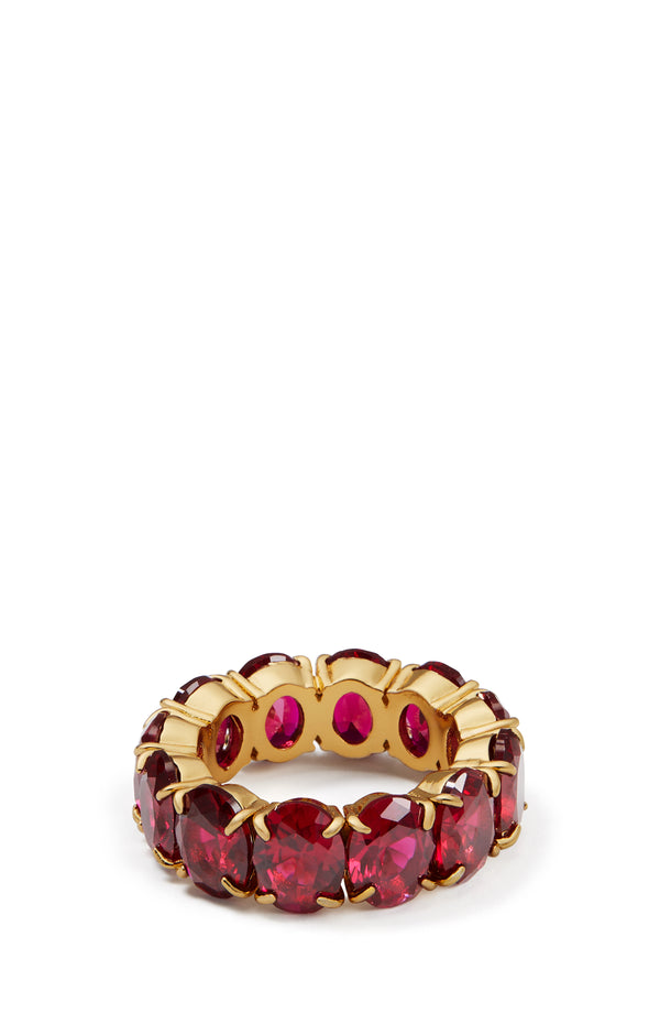 KF613-Candy Shop Oval Ring-Ruby