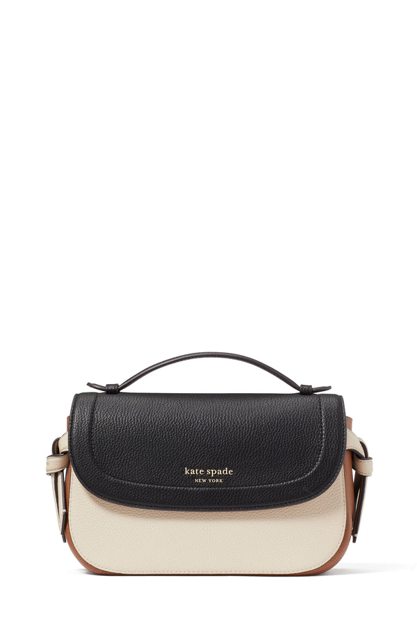 KF839-Knott Colorblocked Top-handle Crossbody-Allspice Cake Multi