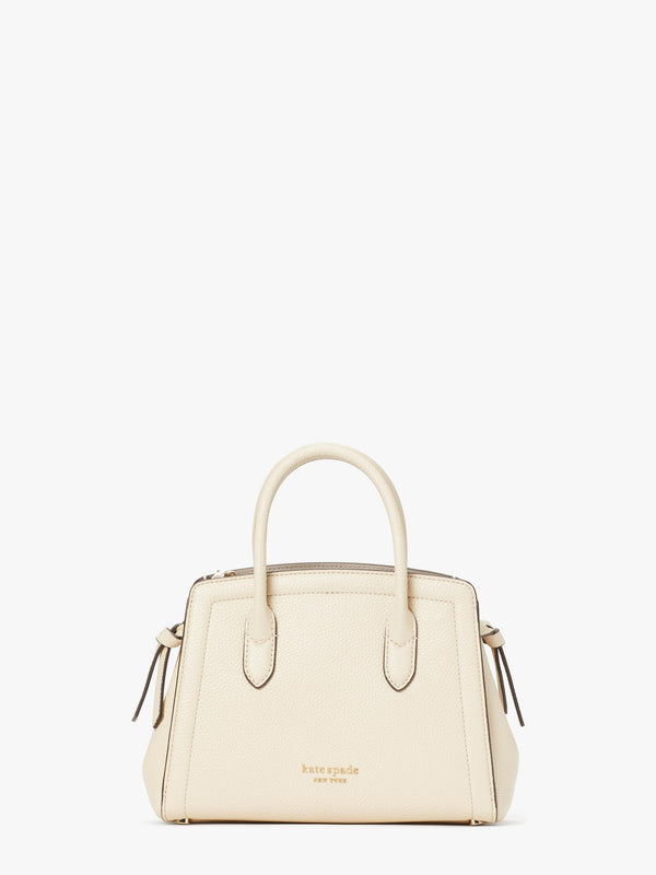 PXR00438-Milk Glass-knott mini satchel