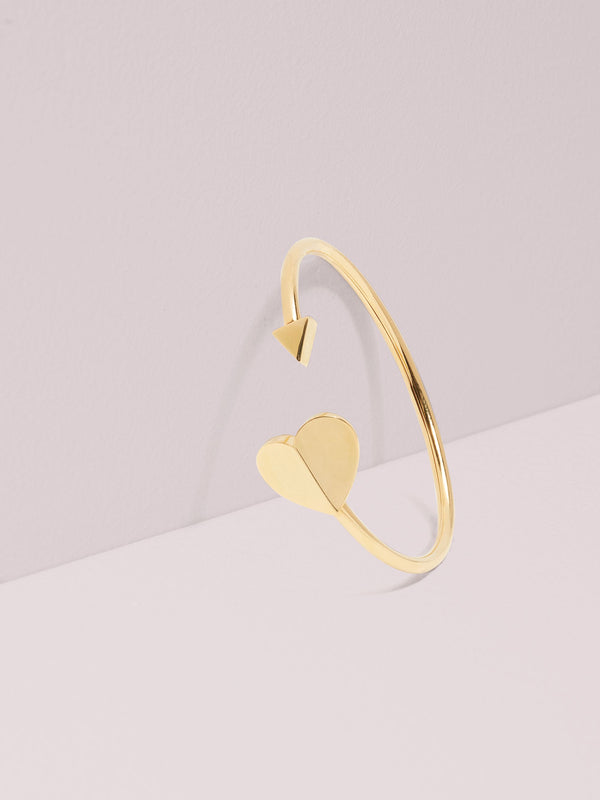 WBRUH539-Metal Spade Flex Cuff- Gold